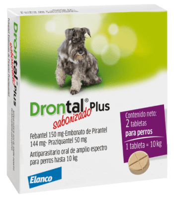 DRONTAL PLUS PERRO 10 KG 2 COMPRIMIDOS