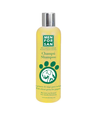 MEN FOR SAN SHAMPOO PARA CACHORROS 300 ML GERMEN DE TRIGO1