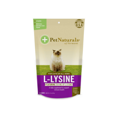 PET NATURALS L-LYSINE FELINO 60 UNIDADES 90 GRS1