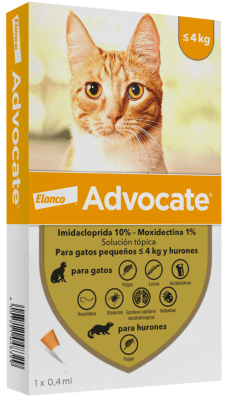 ADVOCATE GATOS HASTA 4 KG
