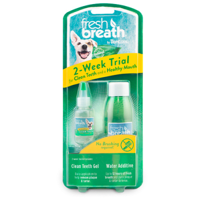 TROPICLEAN FRESH BREATH 2 WEEK TRIAL GEL + ADITIVO1