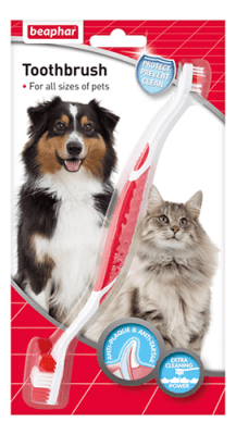 BEAPHAR CEPILLO DE DIENTES DOBLE TOOTHBRUSH