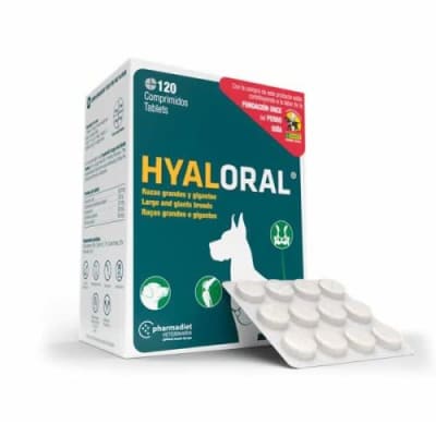 HYALORAL RAZAS GRANDES Y GIGANTES 120 COMPRIMIDOS1