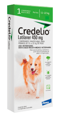 CREDELIO PERROS 11-22 KG 1 COMPRIMIDO