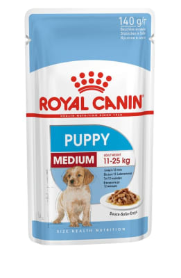 ROYAL CANIN POUCH MEDIUM PUPPY 140 GRS