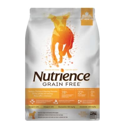 NUTRIENCE GRAIN FREE DOG PAVO, POLLO, ARENQUE1
