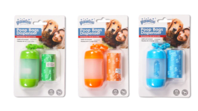 PAWISE DISPENSADOR DE BOLSAS 2X20 COLORES1