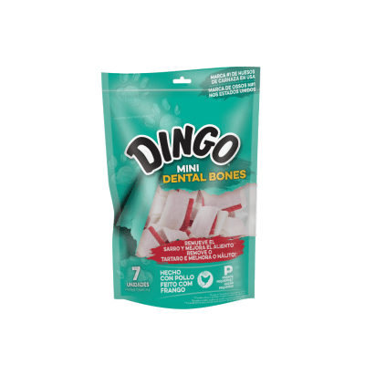 DINGO MINI DENTAL BONE 7 UNIDADES 70 GRS