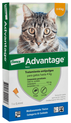 ADVANTAGE GATOS HASTA 4 KG