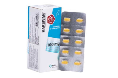 KARSIVAN 60 COMPRIMIDOS 100 MG1
