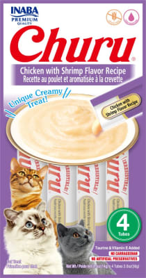 CHURU FELINO POLLO CON CAMARÓN 56 GRS