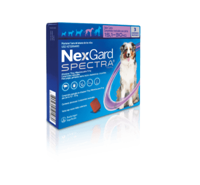 NEXGARD SPECTRA 15.1-30 KG 3 COMPRIMIDOS1
