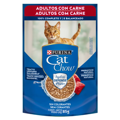 CAT CHOW POUCH GATO ADULTO CARNE 85 GRS1