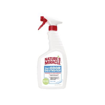 NATURES MIRACLE 3 IN 1 DESTRUCTOR DE OLORES CANINO Y FELINO 709 ML