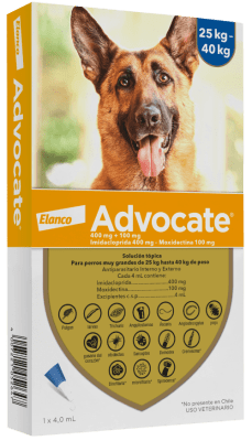 ADVOCATE PERRO 25-40 KG