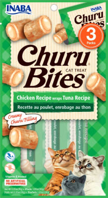 CHURU BITES ATÚN EN WRAPS DE POLLO 30 GRS
