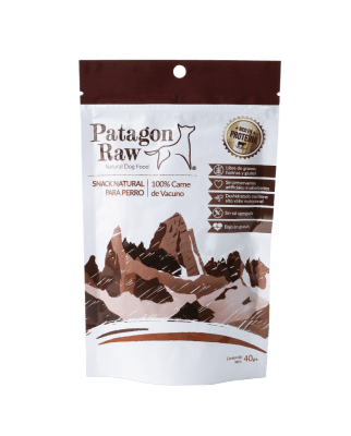 PATAGON RAW CANINO CARNE VACUNO 40 GRS