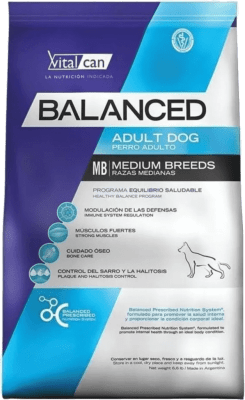 VITALCAN BALANCED PERRO ADULTO RAZA MEDIANA 12 KG