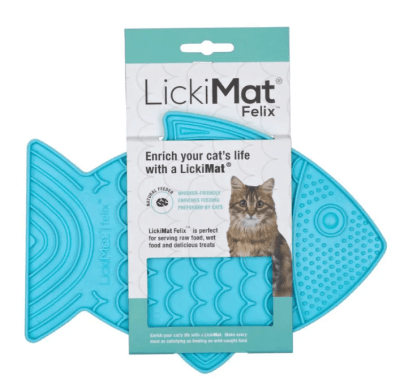 LICKIMAT FELIX TURQUOISE FOR CAT2