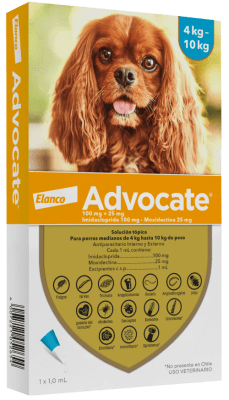 ADVOCATE PERRO 4-10 KG