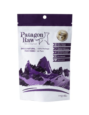 PATAGON RAW CANINO PECHUGA PAVO  40 GRS