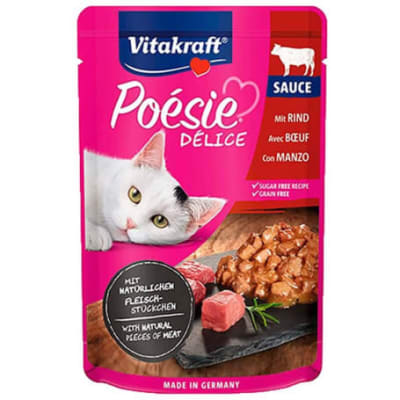 VITAKRAFT POUCH POESIE DELICE CARNE 85 GRS1