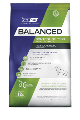 VITALCAN BALANCED PERRO CONTROL DE PESO 12 KG