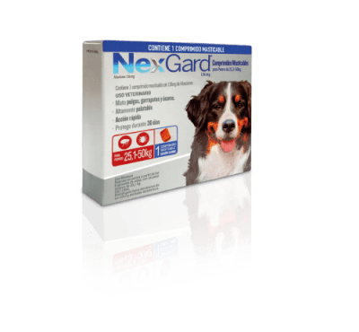 NEXGARD 25.1 A 50 KG 1 COMPRIMIDO