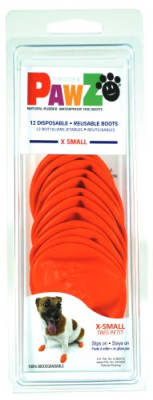 PAWS BOTAS PARA PERROS XS NARANJO