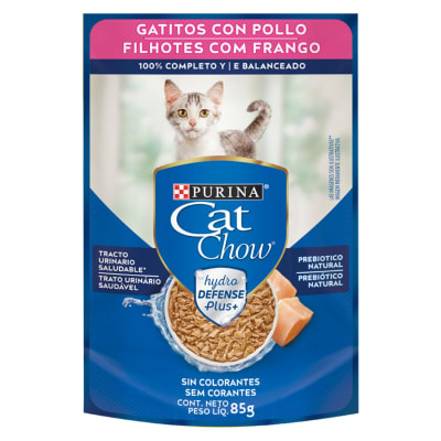 CAT CHOW POUCH GATITOS POLLO 85 GRS