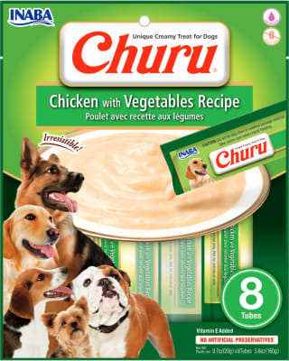 CHURU CANINO POLLO CON VEGETALES 8 UNIDADES 160 GRS1
