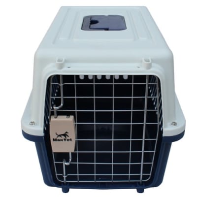 MAXVET JAULA DE TRANSPORTE MP02 MEDIANA AZUL