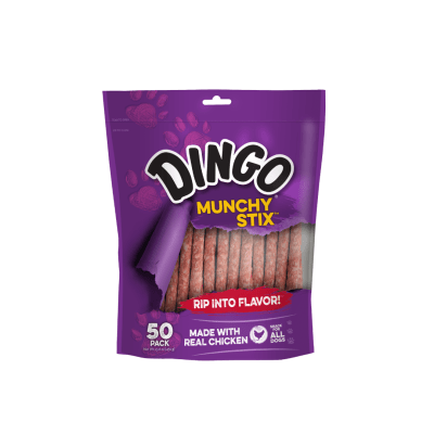 DINGO MUNCHY STIX 50 UNIDADES 450 GRS