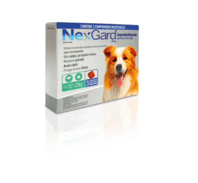 NEXGARD 10.1 A 25 KG 3 COMPRIMIDOS