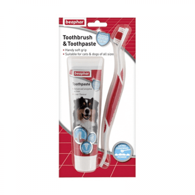 BEAPHAR PACK DENTAL PASTA + CEPILLO1