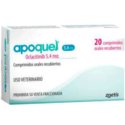 APOQUEL 20 COMPRIMIDOS 5,4 MG