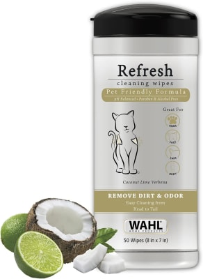 WAHL TOALLITAS LIMPIEZA GATO COCO LIMA 50 WIPES2