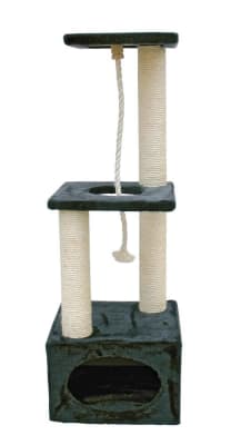 KERBL PLATIN PRO 3 PISOS CON CUERDA AZUL 37 X 37 X 1091