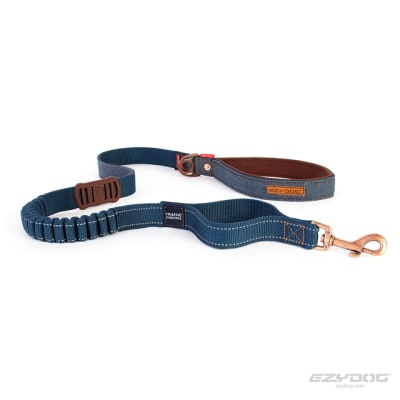 EZYDOG TRAILLA ZEROSHOCK LEASH 120 CM DENIM