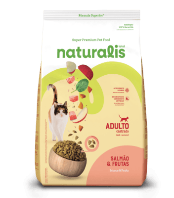 NATURALIS GATO ADULTO CASTRADO SALMON Y FRUTAS 1.5 KG