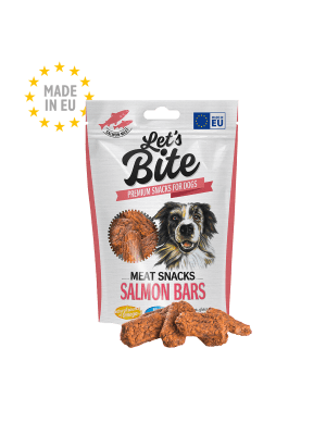 LETS BITE SNACKS SALMON BARS 80 GRS1