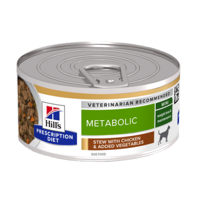 HILLS LATA METABOLIC CANINO MINI 156 GRS