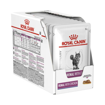 ROYAL CANIN POUCH RENAL FELINO PACK 12 UNIDADES