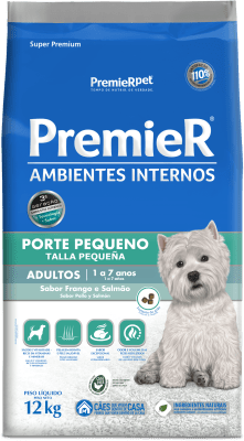 PREMIER PERRO ADULTO SMALL BITES INDOOR POLLO Y SALMON