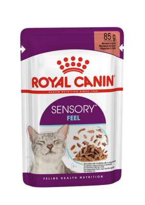 ROYAL CANIN POUCH FELINO SENSORY FEEL 85 GR