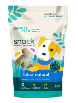 CIRCULAR PET SNACK PERRO PROTEINA DE INSECTO