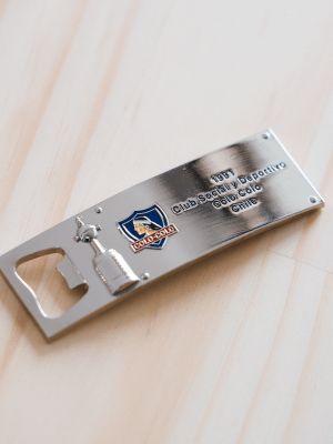 Destapador Placa Copa Libertadores Colo Colo 11cms