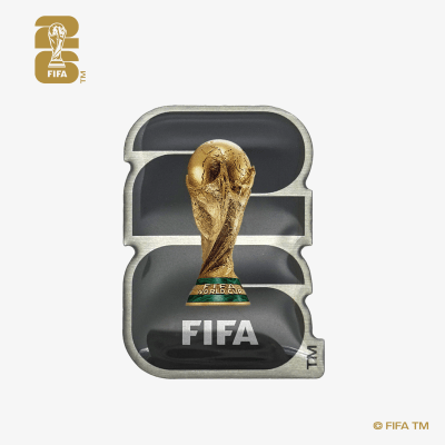 Fifa Mundial 2026 Pin emblema Gris