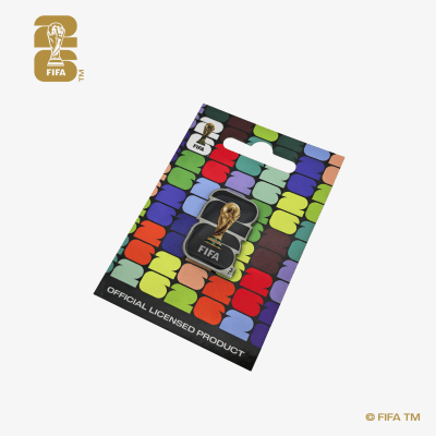 Fifa Mundial 2026 Pin emblema Gris