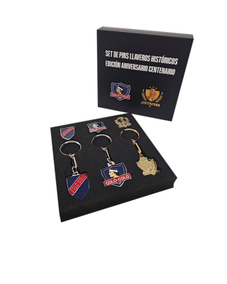 Set Pines Llaveros Históricos Colo Colo Centenario1